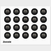 Sticker Rond Make Heaven Crowded Christian Jesus Faith Fall Tha (Feuille)