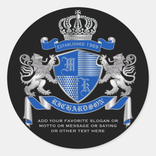 Sticker Rond Make Your (Devant)