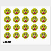 Sticker Rond Mal (Feuille)