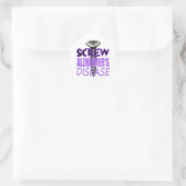 Sticker Rond Maladie d'Alzheimer (Sac)