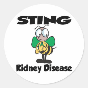 Sticker Rond Maladie rénale STING