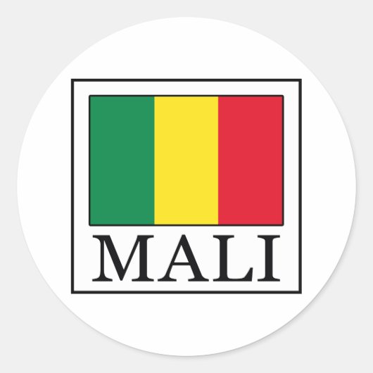 Sticker Rond Mali (Devant)