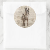 Sticker Rond Malinois belge - Mechelaar - Maligator (Sac)