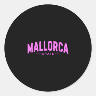 Sticker Rond Mallorca Spain Balearic Islands Vacation Summer Be