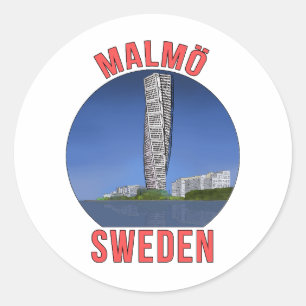 Sticker Rond Malmö Suède