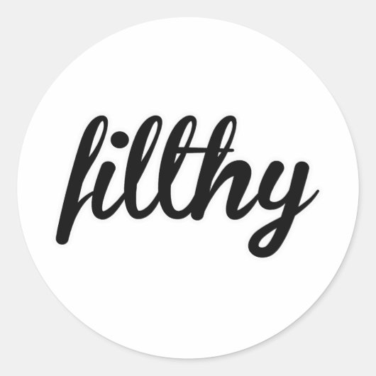 STICKER ROND MALPROPRE (Devant)