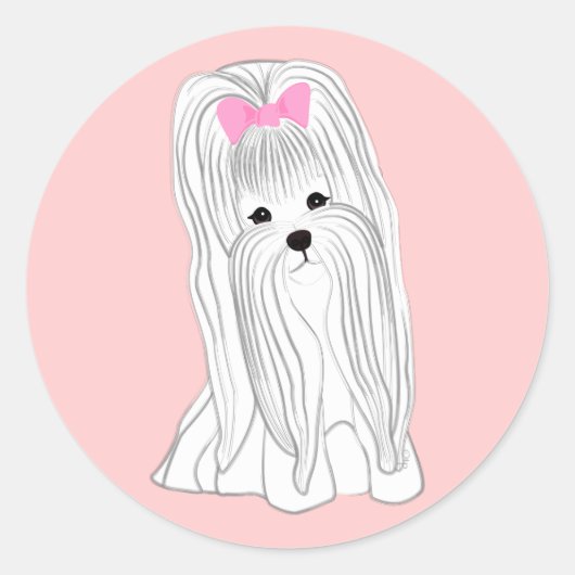 Sticker Rond Maltais (Devant)