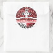 Sticker Rond Maltaise Suisse Arbre Racine (Sac)