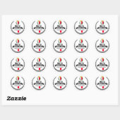 Sticker Rond Malte (Feuille)