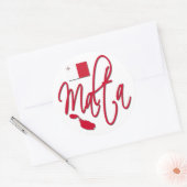 Sticker Rond Malte (Enveloppe)