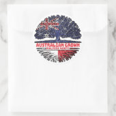 Sticker Rond Malte Maltais Australie Australie drapeau des raci (Sac)