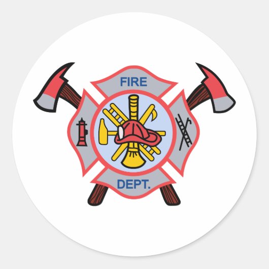 STICKER ROND MALTESE CROSS APPLIQUE (Devant)