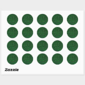 Sticker Rond Malware (Feuille)