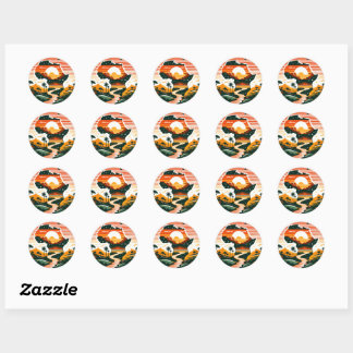 Sticker Rond Mama Africa