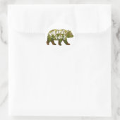 Sticker Rond Mama bear (Sac)