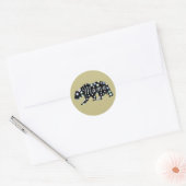 Sticker Rond Mama Bear (Enveloppe)
