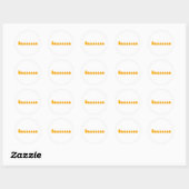 Sticker Rond Mama Duck and duckies (Feuille)