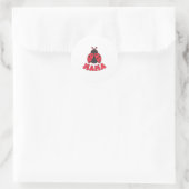 Sticker Rond Mama Ladybug First Birthday Girl Family Matching P (Sac)