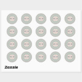 Sticker Rond maman (Feuille)