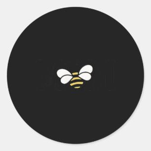Sticker Rond Maman Abee mignonne Abeige 1er Anniversaire Corres