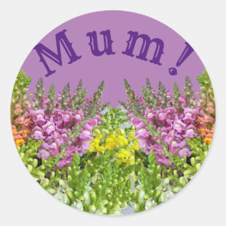Sticker Rond MAMAN ! Carte
