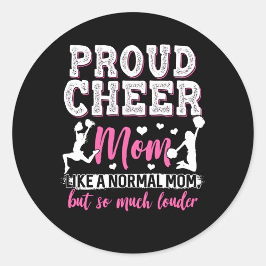 Sticker Rond Maman Cheerled Cheerward Maman Cheer Maman (Devant)