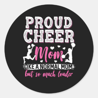 Sticker Rond Maman Cheerled Cheerward Maman Cheer Maman