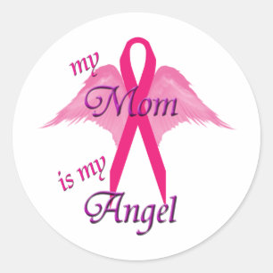 Sticker Rond Maman d'ange
