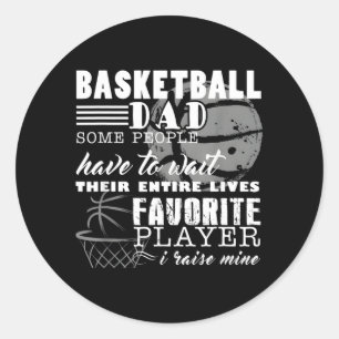 Sticker Rond Maman de baseball Certaines personnes doivent atte
