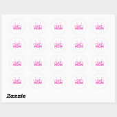 Sticker Rond Maman de chat (Feuille)