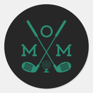 Sticker Rond Maman De L'Anniversaire Garçon Trou Dans Un Mat Sp