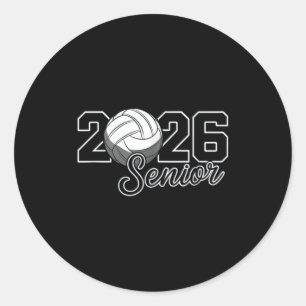 Sticker Rond Maman de volleyeuse senior 2026 remise de diplôme