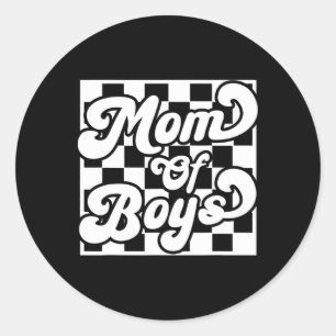 Sticker Rond Maman Des Garçons Dans Mon Garçon Maman Era Maman