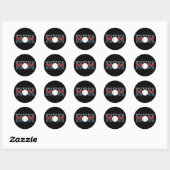 Sticker Rond Maman du baseball (Feuille)