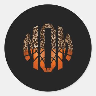 Sticker Rond Maman du basket