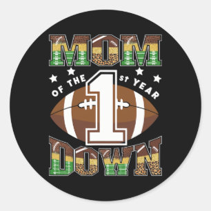 Sticker Rond Maman du footballeur de 1ère année anniversaire