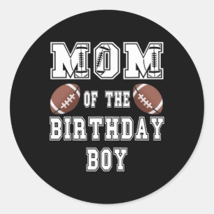 Sticker Rond Maman du garçon de la fête d'anniversaire Amoureux