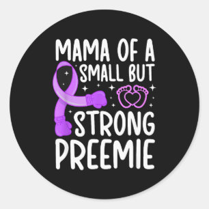 Sticker Rond Maman d'un bébé prématuré micro Maman de l'unité d