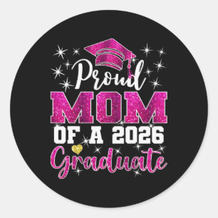 Sticker Rond Maman extrêmement fière de la promotion 2026 de fi