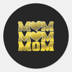 Sticker Rond Maman extrêmement fière de la remise des diplômes