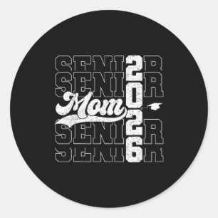 Sticker Rond Maman fière d'un terminal 2026 promotion 2026 dipl
