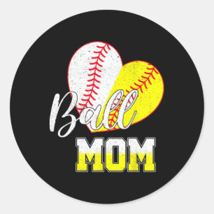 Sticker Rond Maman Maman Cœur Maman Maman Douce Maman Femmes Mè