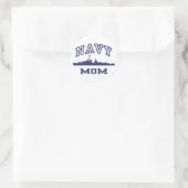 Sticker Rond Maman marine (Sac)