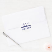 Sticker Rond Maman marine (Enveloppe)