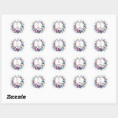 Sticker Rond Maman, on t'aime (Feuille)