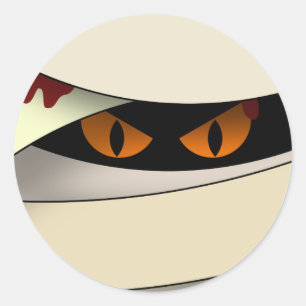 Sticker Rond Maman qui saigne
