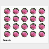 Sticker Rond Maman rose (Feuille)