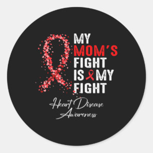 Sticker Rond Maman &#' ; s Combattre est ma lutte Conscience de