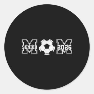 Sticker Rond Maman senior 2026 Football Cl de 2026 Drôle de rem