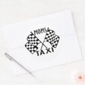 Sticker Rond maman taxi (Enveloppe)